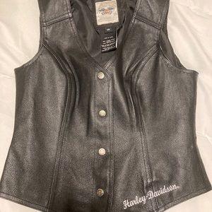 Leather vest